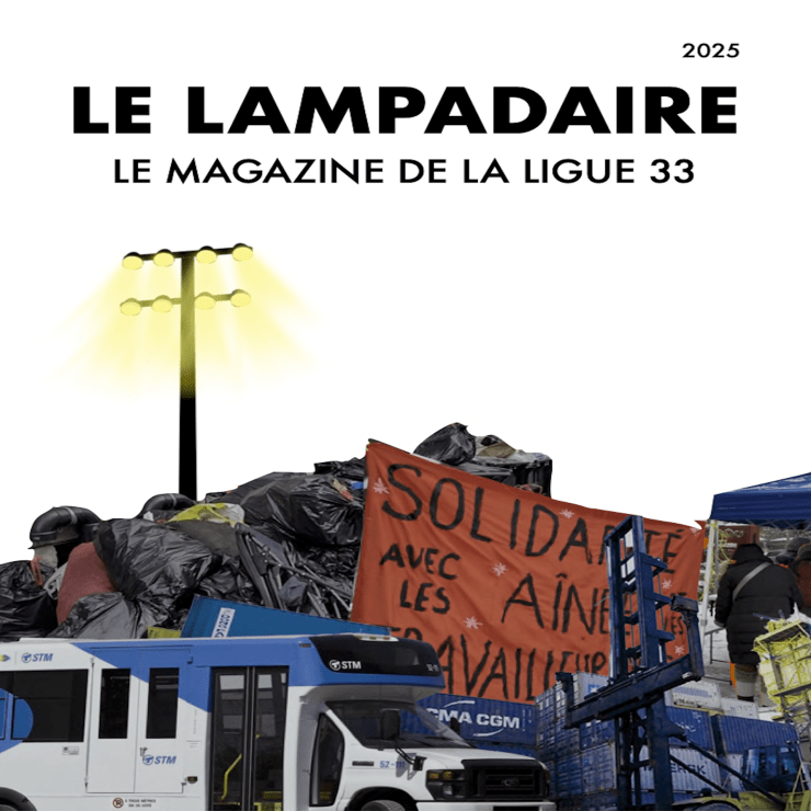Le premier numéro du magazine de la Ligue 33, Le Lampadaire, est maintenant disponible gratuitement en ligne et en version papier !
